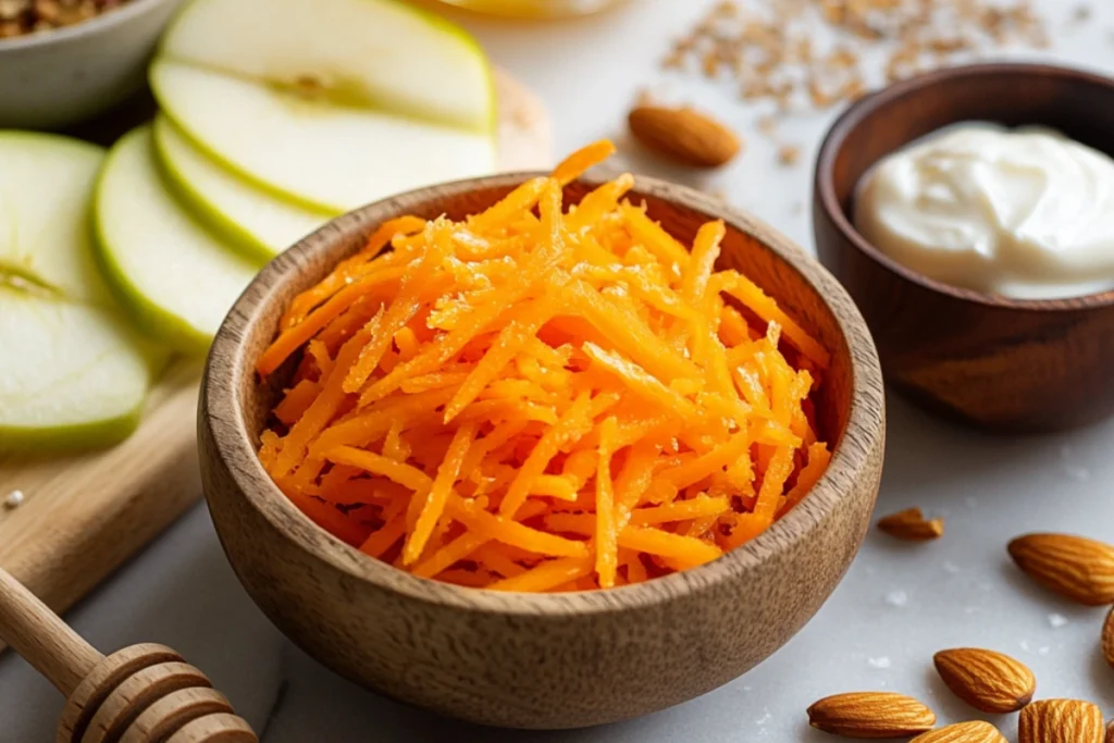 Apple & Carrot Salad with Citrus Dressing