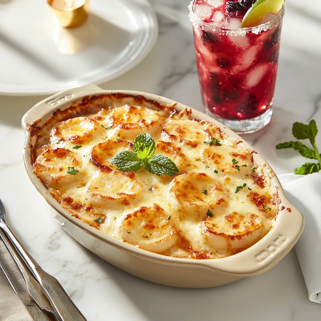 Baked Onions with Asiago Cheese