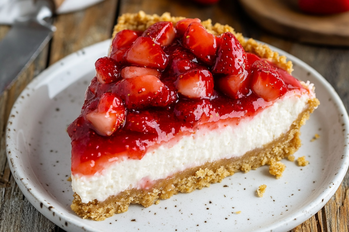 Berrylicious Strawberry Crunch Cheesecake