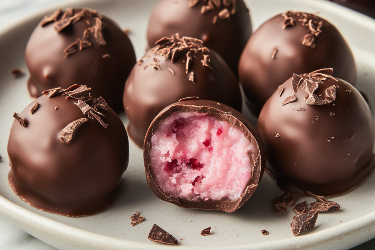 Cherry Mash Truffles