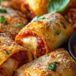 Cheesy Pepperoni Pizza Roll-Ups