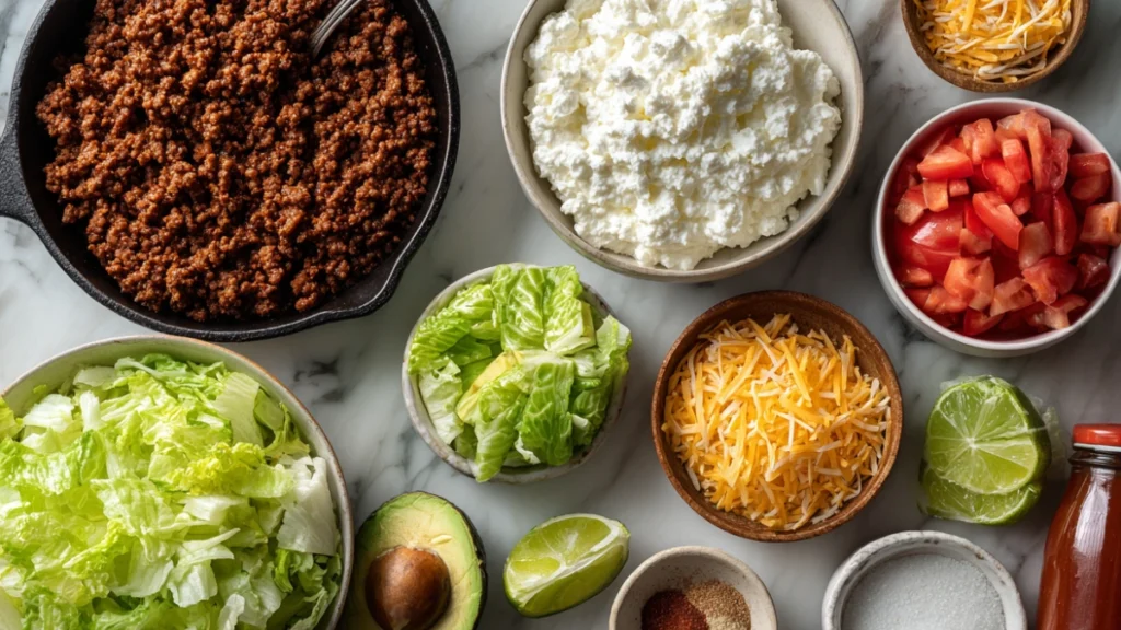Cottage Cheese Taco Bowl